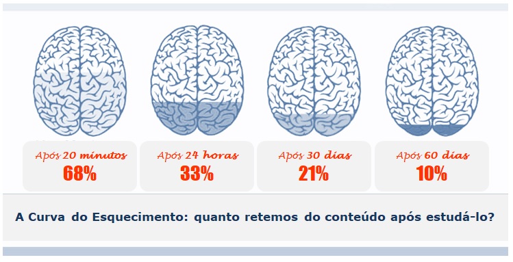 Ciclo de Estudo e a Curva do Esquecimento