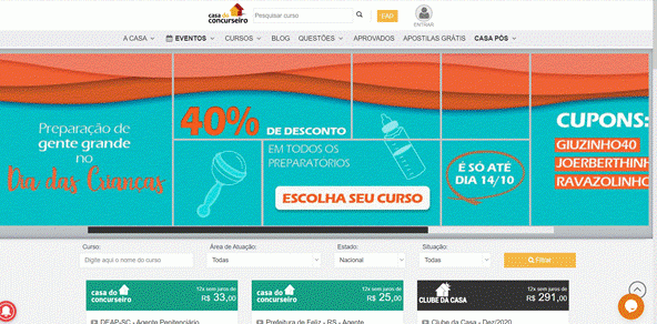 Melhor curso para concurso: Casa do Concurseiro