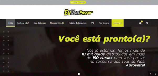 Melhores cursos para concursos: Eu Vou Passar