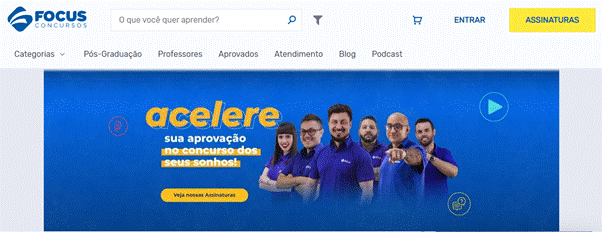Melhores cursos para concursos: Focus Concursos