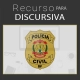 recurso discursiva pcdf