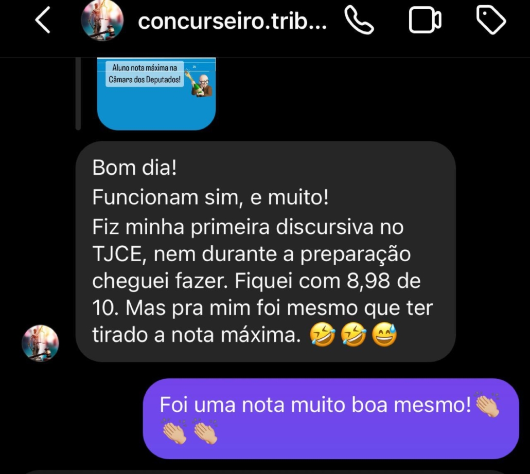 Depoimento de aluno do Você Concursado