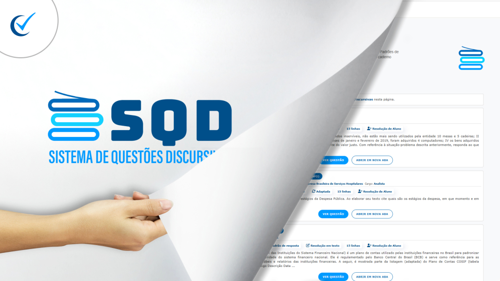 Conheça em: https://voceconcursado.com.br/questoes-discursivas/?utm_source=YOUTUBE+ORGANICO
Questões discursivas de concursos públicos organizadas por matéria, concurso, ano, banca, quantidade de linhas, peças técnicas. Padrões de respostas, questões comentadas e resolvidas em vídeo e em texto. Folhas de resposta em PDF e salvamento das questões em um caderno disponíveis.
24.680 questões discursivas cadastradas.