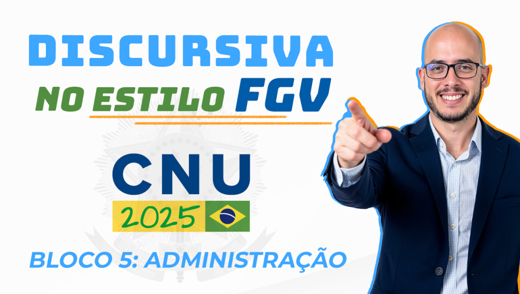 Vai fazer a discursiva do CNU 2025 – Bloco 5 (Administração)?
Neste vídeo, o professor resolve um tema quente passo a passo, mostrando como aplicar a técnica de discursiva no estilo FGV para garantir uma resposta bem estruturada, objetiva e dentro do padrão da banca.

📘 Se você quer treinar com correção individualizada, conheça nosso curso:
👉 Curso de Discursiva CNU 2025 (Pós-edital) – Bloco 5 Administração
Inclui 5 correções personalizadas no estilo da banca FGV, para você praticar temas prováveis e chegar com segurança no dia da prova.

🔗 Inscreva-se agora: https://voceconcursado.com.br/curso-de-discursiva-cnu-2025-bloco-5/

✅ Treino passo a passo com tema quente da Administração.
✅ Técnica discursiva aplicada no estilo FGV.
✅ Correções individualizadas focadas no CNU 2025.
✅ A preparação que pode definir sua aprovação!