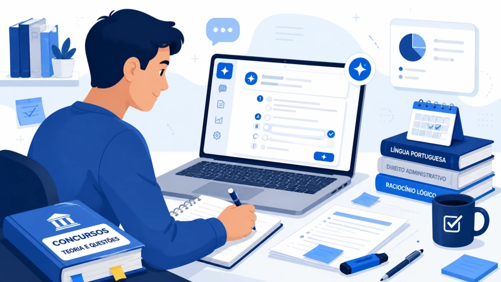 Gerar questões com Inteligência Artificial para concurso vale a pena?