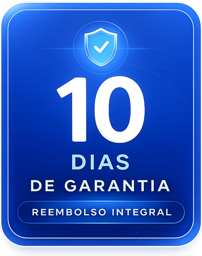 10 dias de garantia com reembolso integral