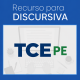 recurso discursiva tce pe