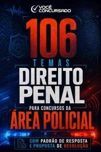 106 temas de discursiva de Direito Penal para Concursos da Área Policial (com padrão e resolução)
