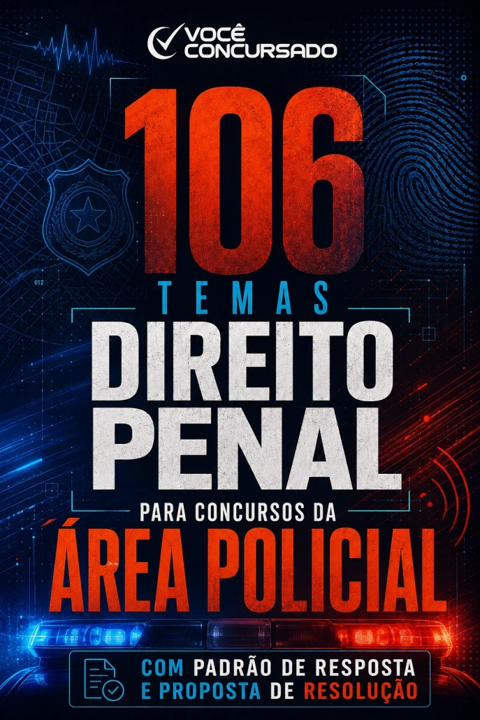 Imagem de 106 temas de discursiva de Direito Penal para Concursos da Área Policial (com padrão e resolução)