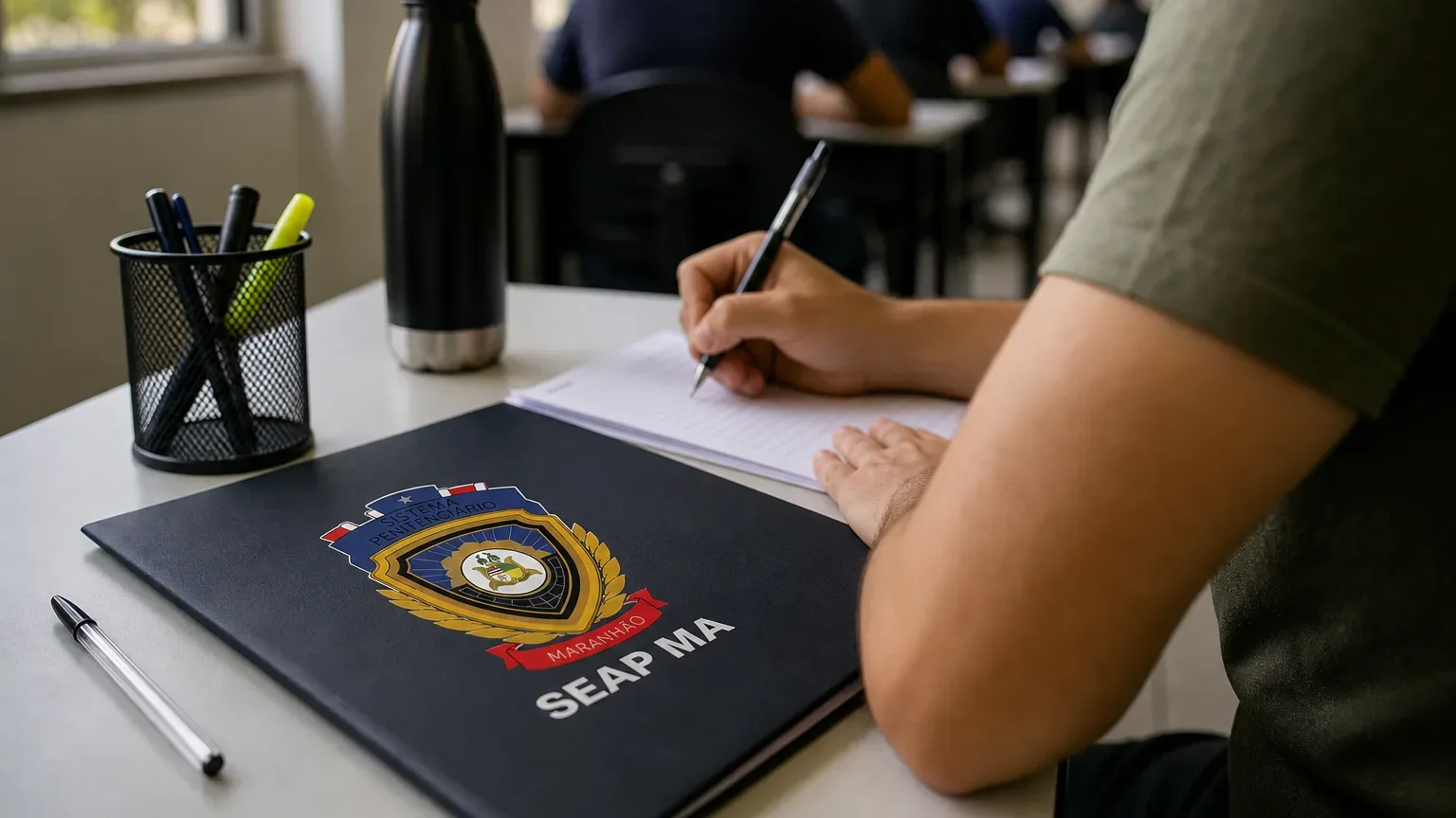 Imagem editorial para Concurso SEAP MA 2026 Especialista e Assistente: discursiva Cebraspe, temas e dicas
