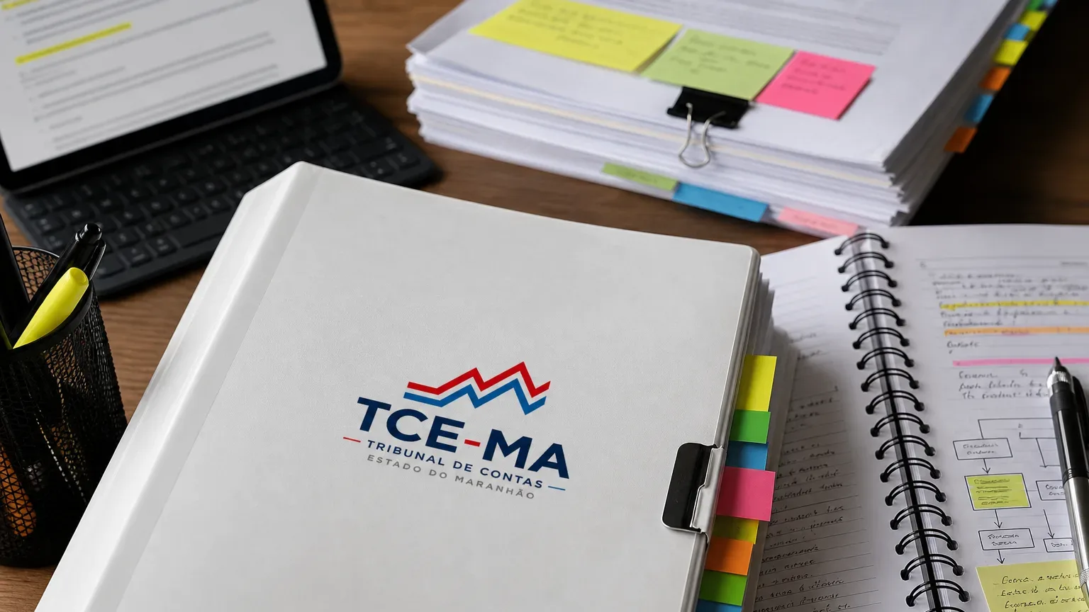 Imagem editorial para Edital Verticalizado TCE-MA 2026 – Baixe grátis o Edital Verticalizado TCE-MA (Cebraspe)