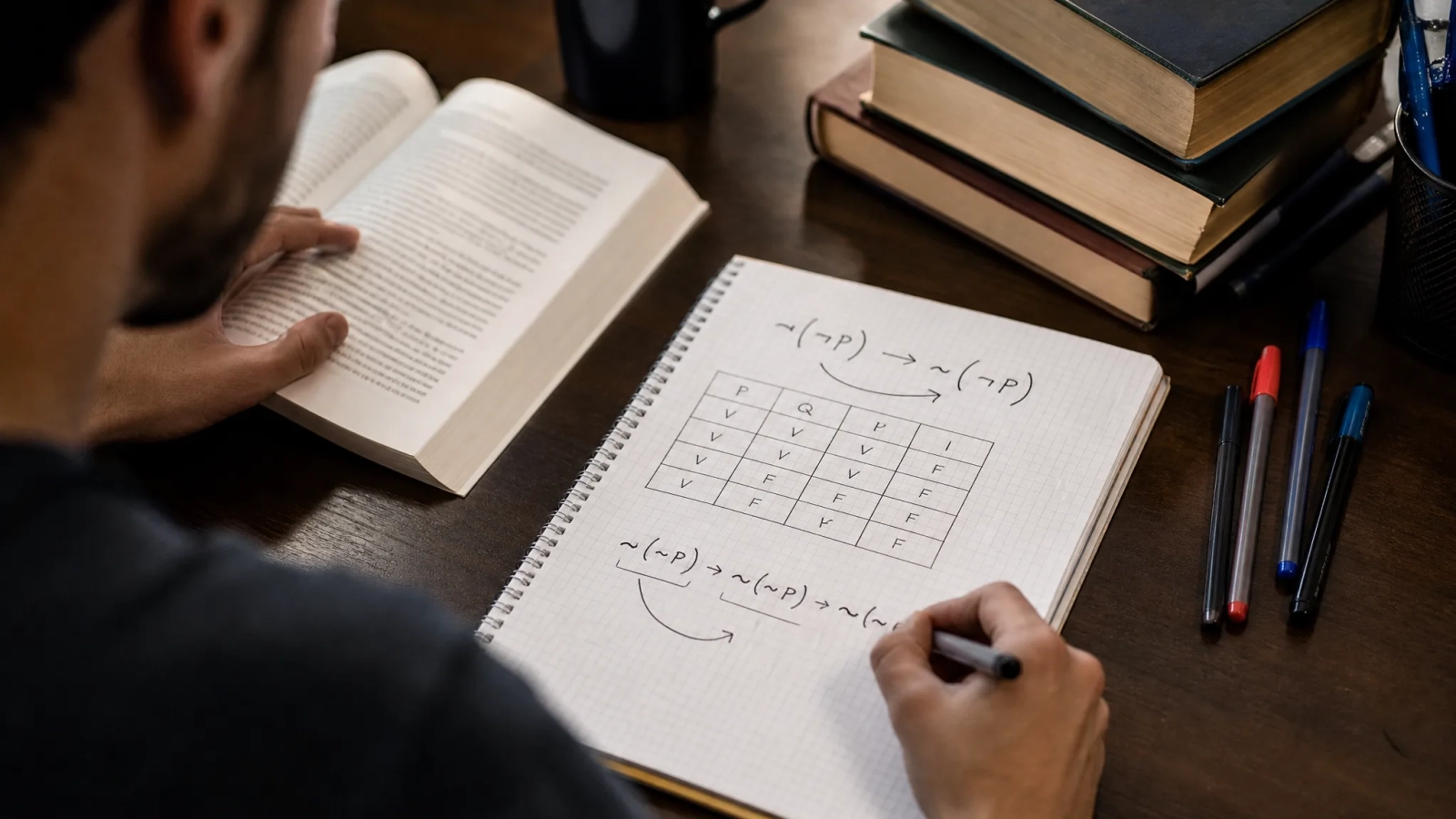Imagem editorial para Equivalência Lógica – Aula prática com questões comentadas