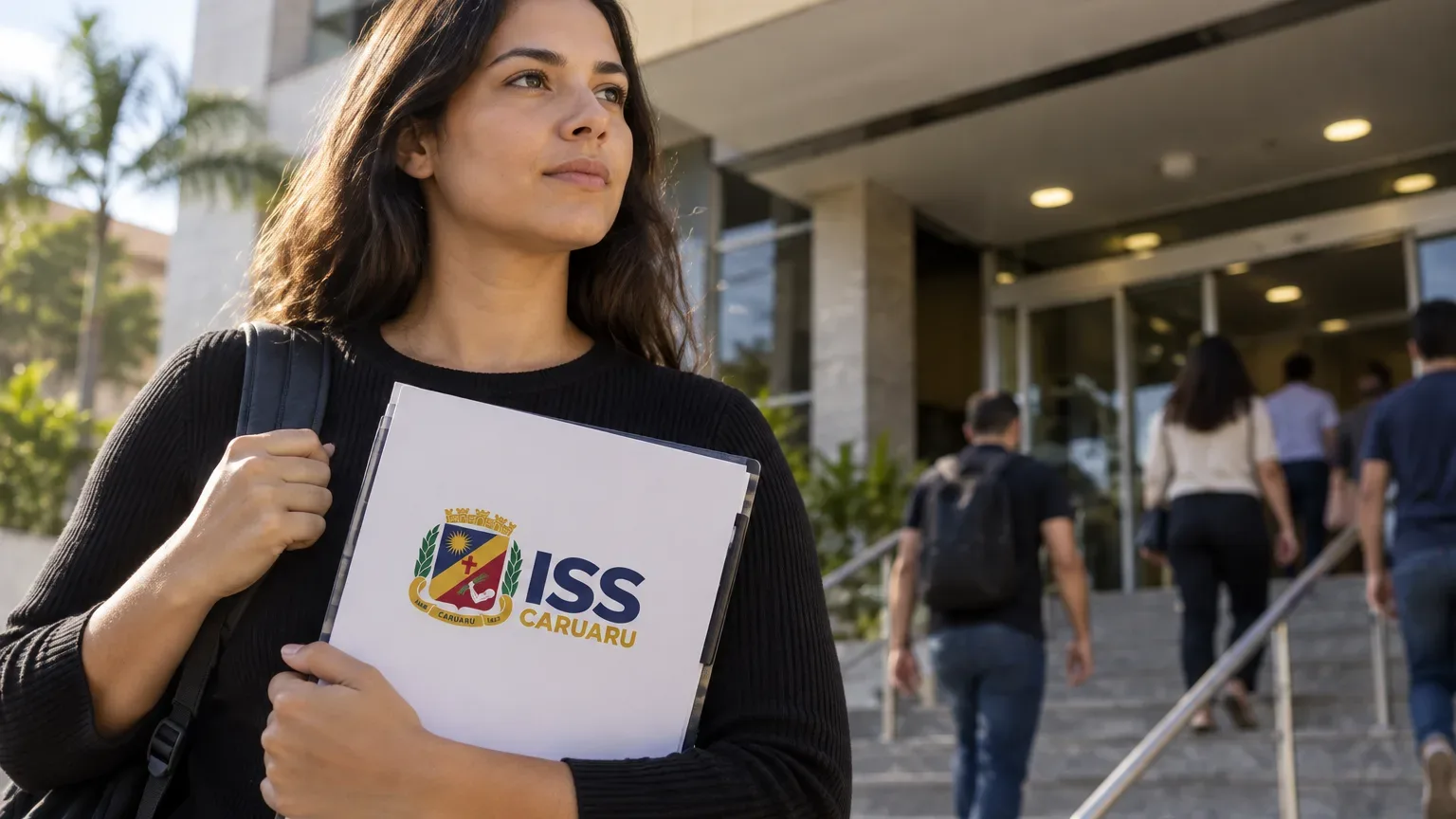Imagem editorial para Concurso ISS Caruaru 2026: discursiva IBAM – temas e dicas