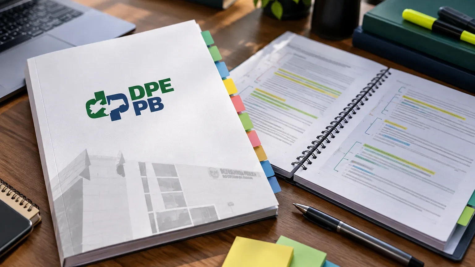 Imagem editorial para Edital verticalizado DPE PB 2026 – Baixe Grátis o Edital Verticalizado (FCC)
